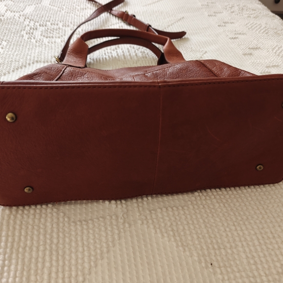 American Leather Co. Brown Shoulder Bag